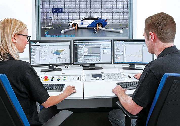 foto AVL y Rohde & Schwarz trabajan conjuntamente para automatizar y agilizar ensayos de EMC con simulación de condiciones de conducción reales.